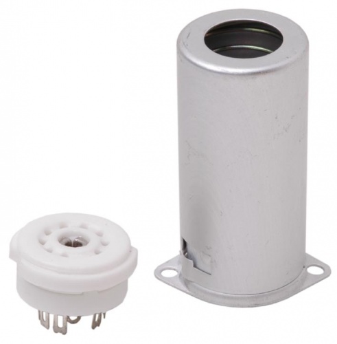 Ceramic 9 pin valve Socket & Shield